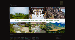 Desktop Screenshot of haven-bhutan.com